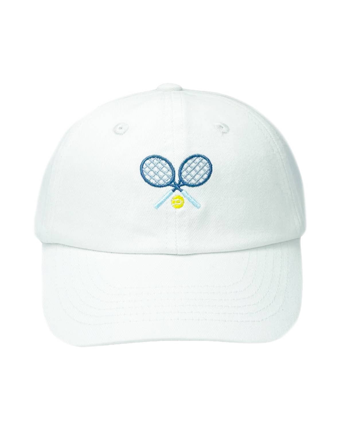 Tennis Baseball Hat - Bits & Bows