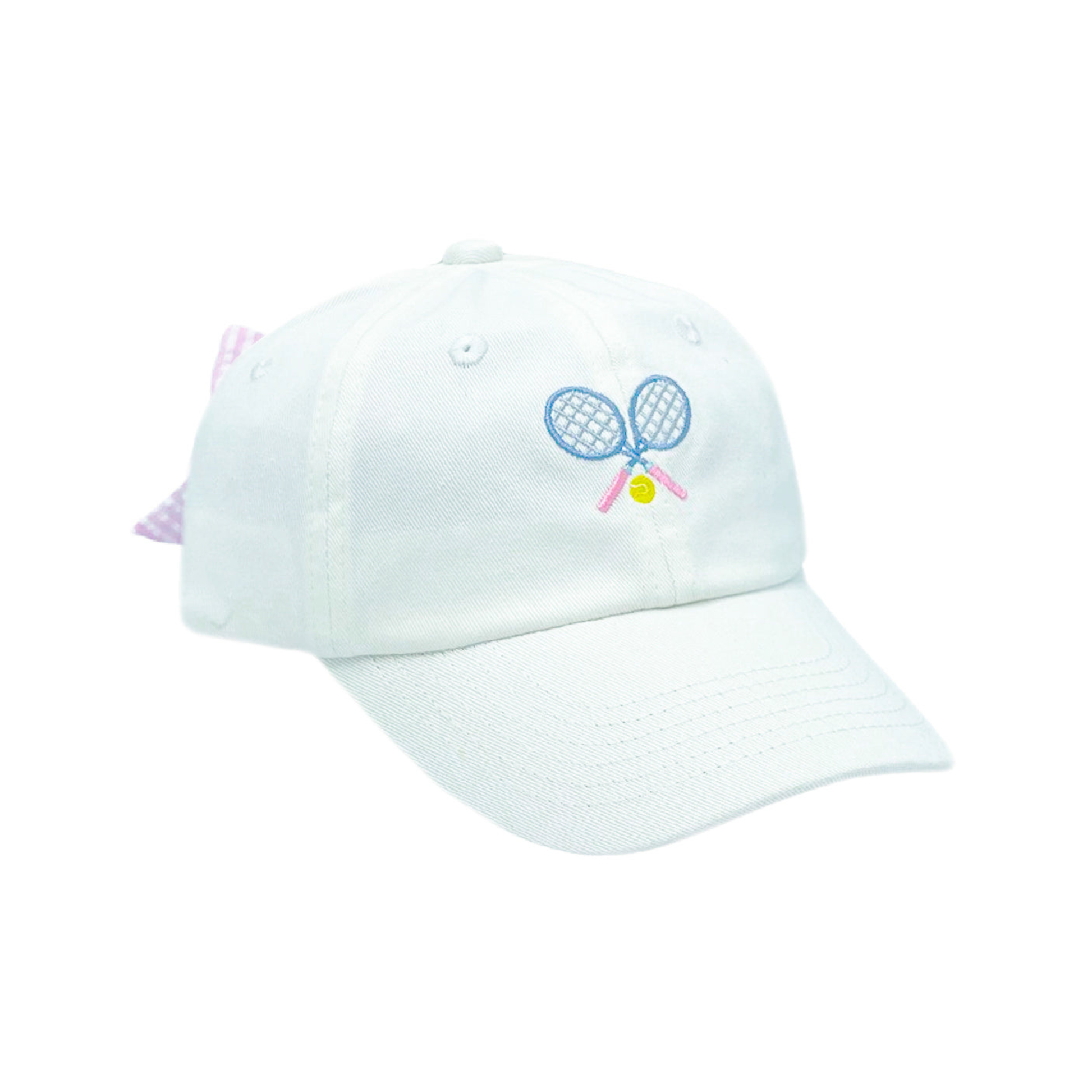 Tennis Bow Baseball Hat - Bits & Bows