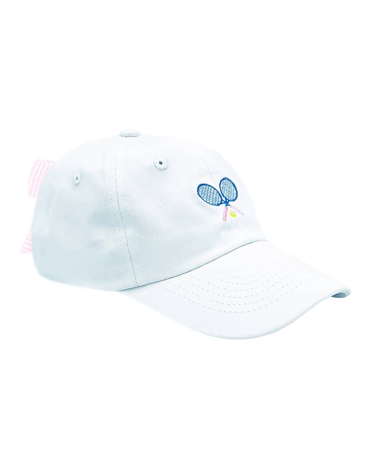 Tennis Bow Baseball Hat - Bits & Bows