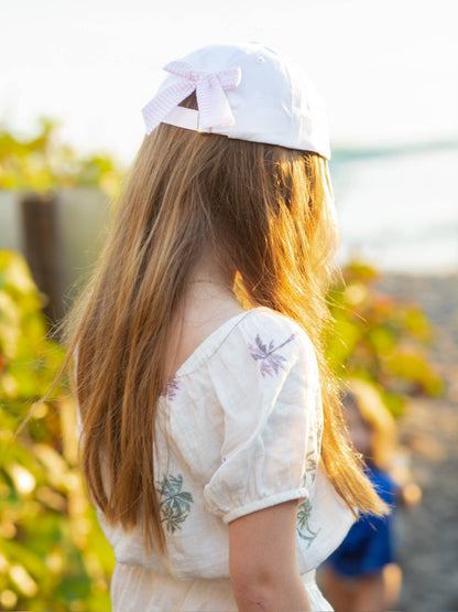 Tennis Bow Baseball Hat - Bits & Bows