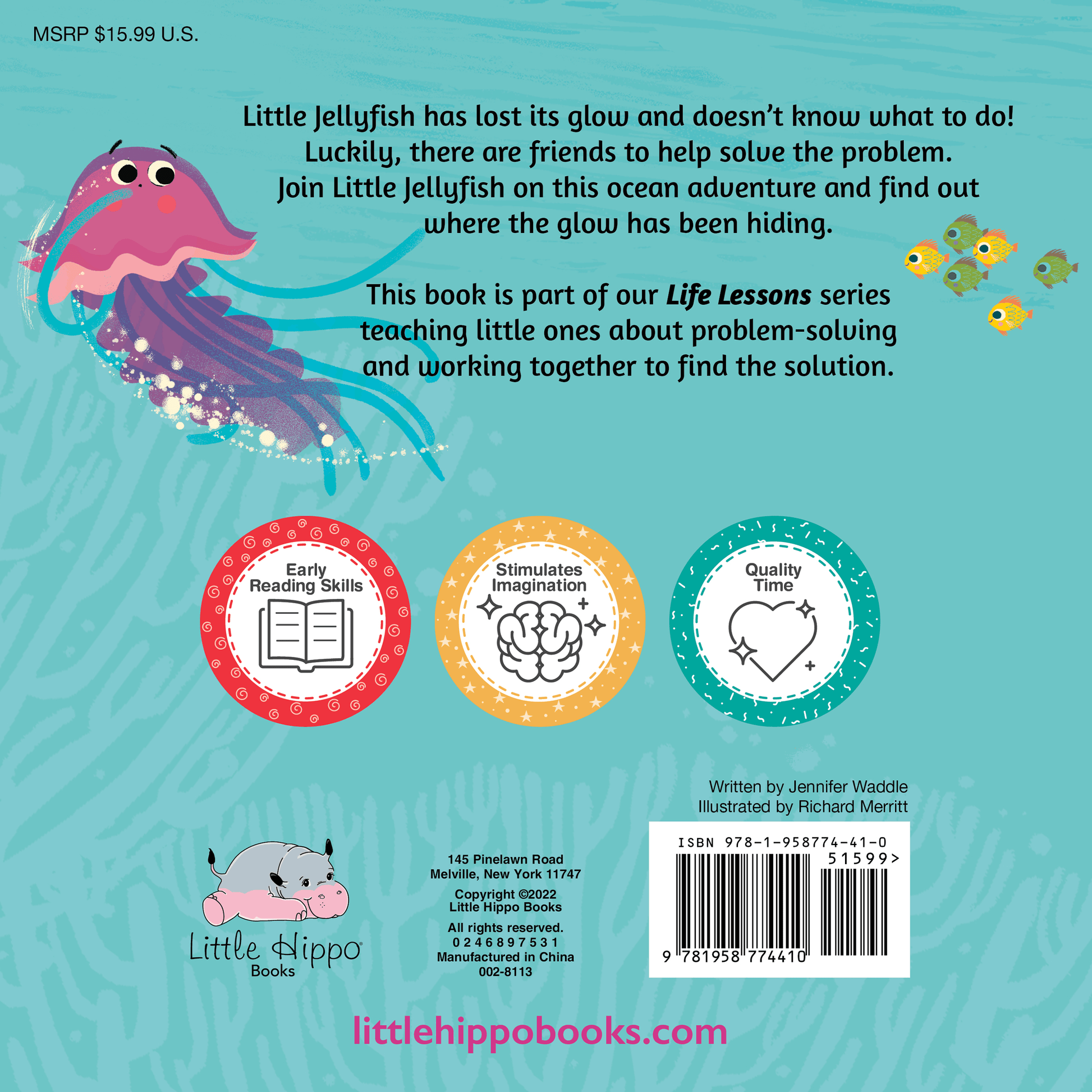 The Jellyfish Who Lost Its Glow Book - Little Hippo Books