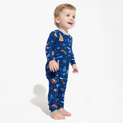 The Polar Express Bamboo Convertible Footie - Bellabu Bear