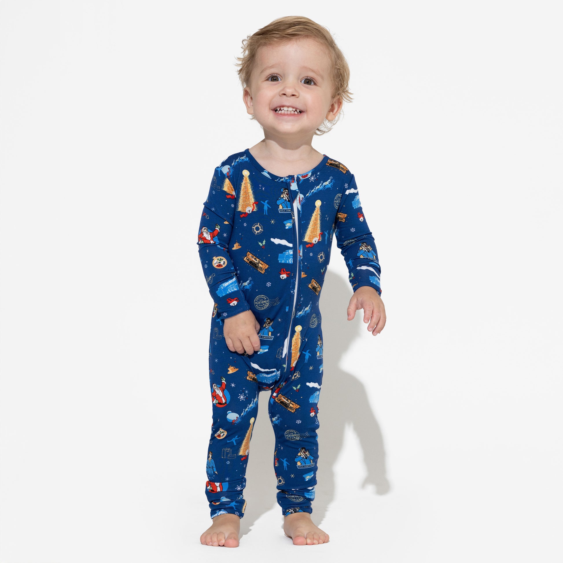 The Polar Express Bamboo Convertible Footie - Bellabu Bear