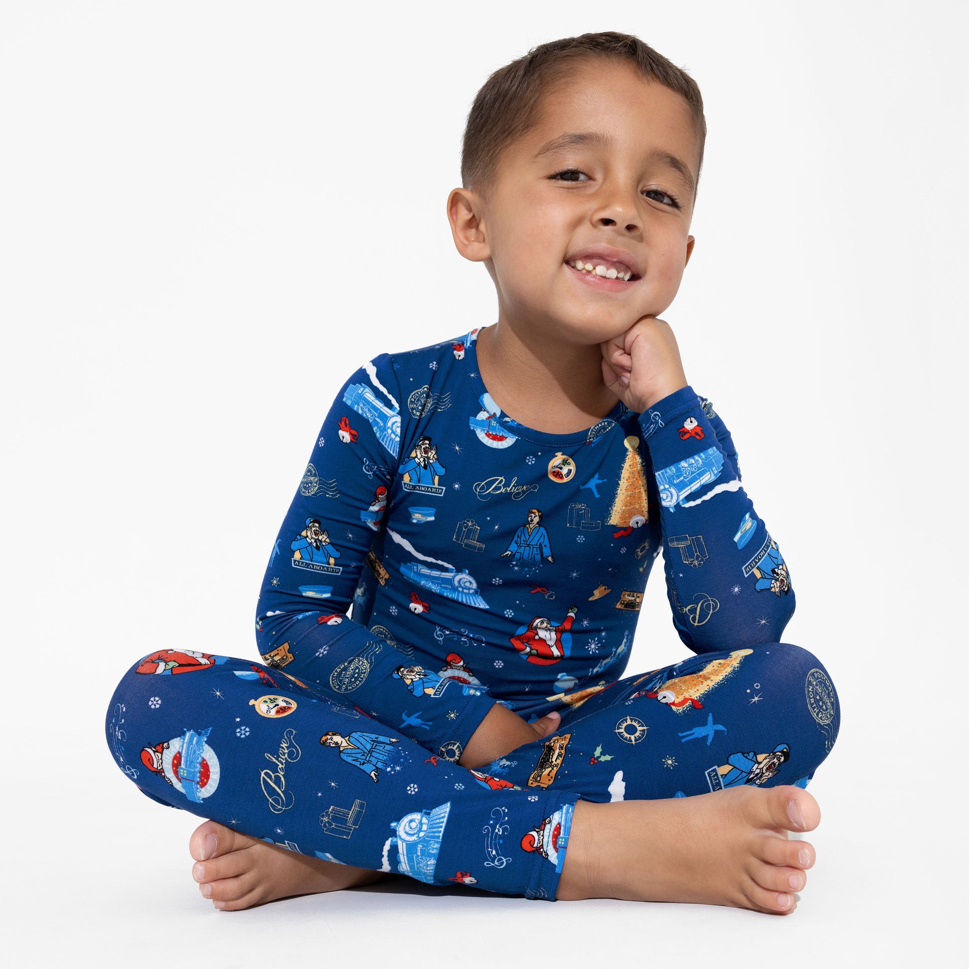 The Polar Express Bamboo Kids Pajamas - Bellabu Bear