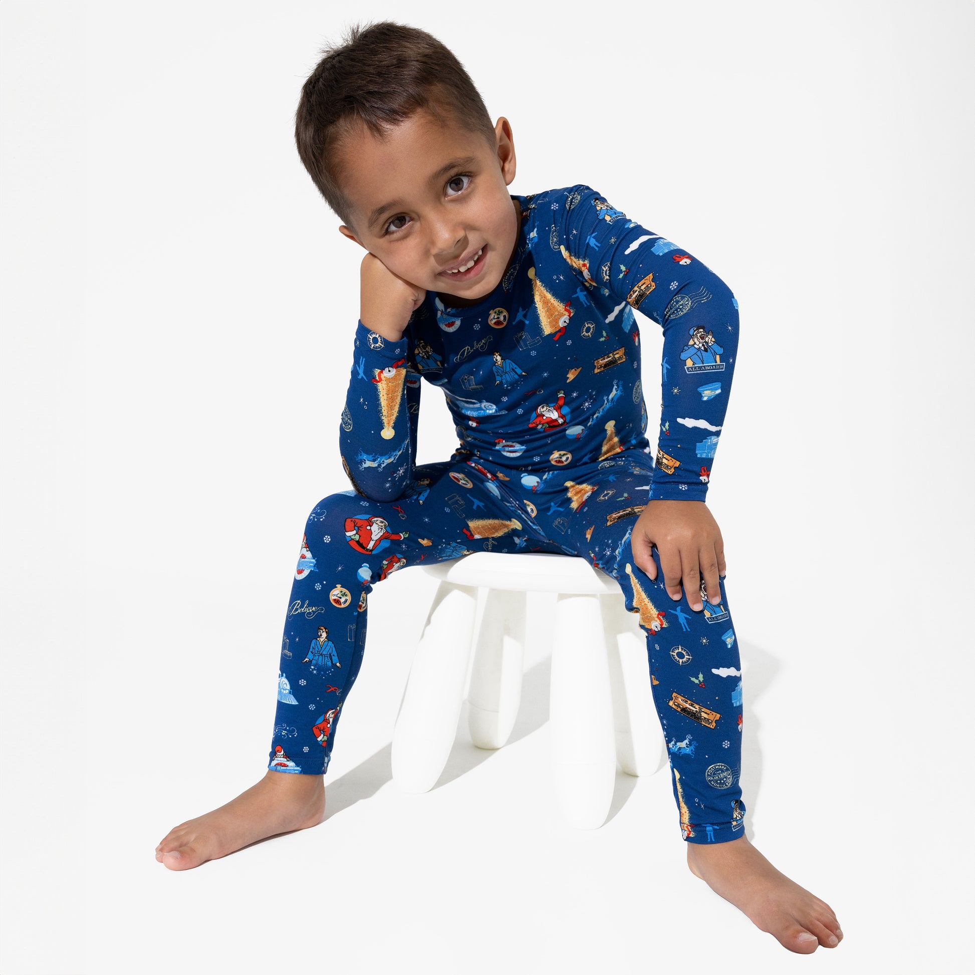 The Polar Express Bamboo Kids Pajamas - Bellabu Bear