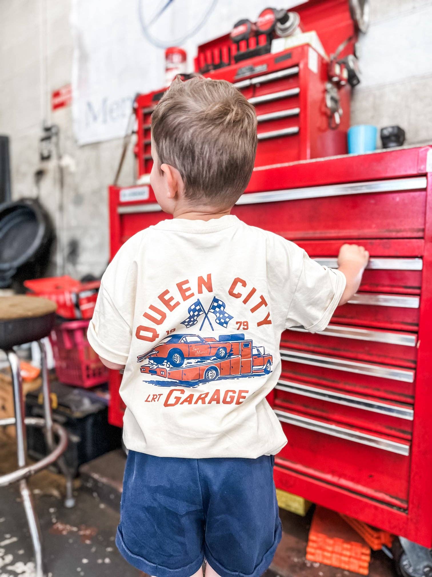 The Queen City Garage Boys Graphic Tee - Little Rad Things