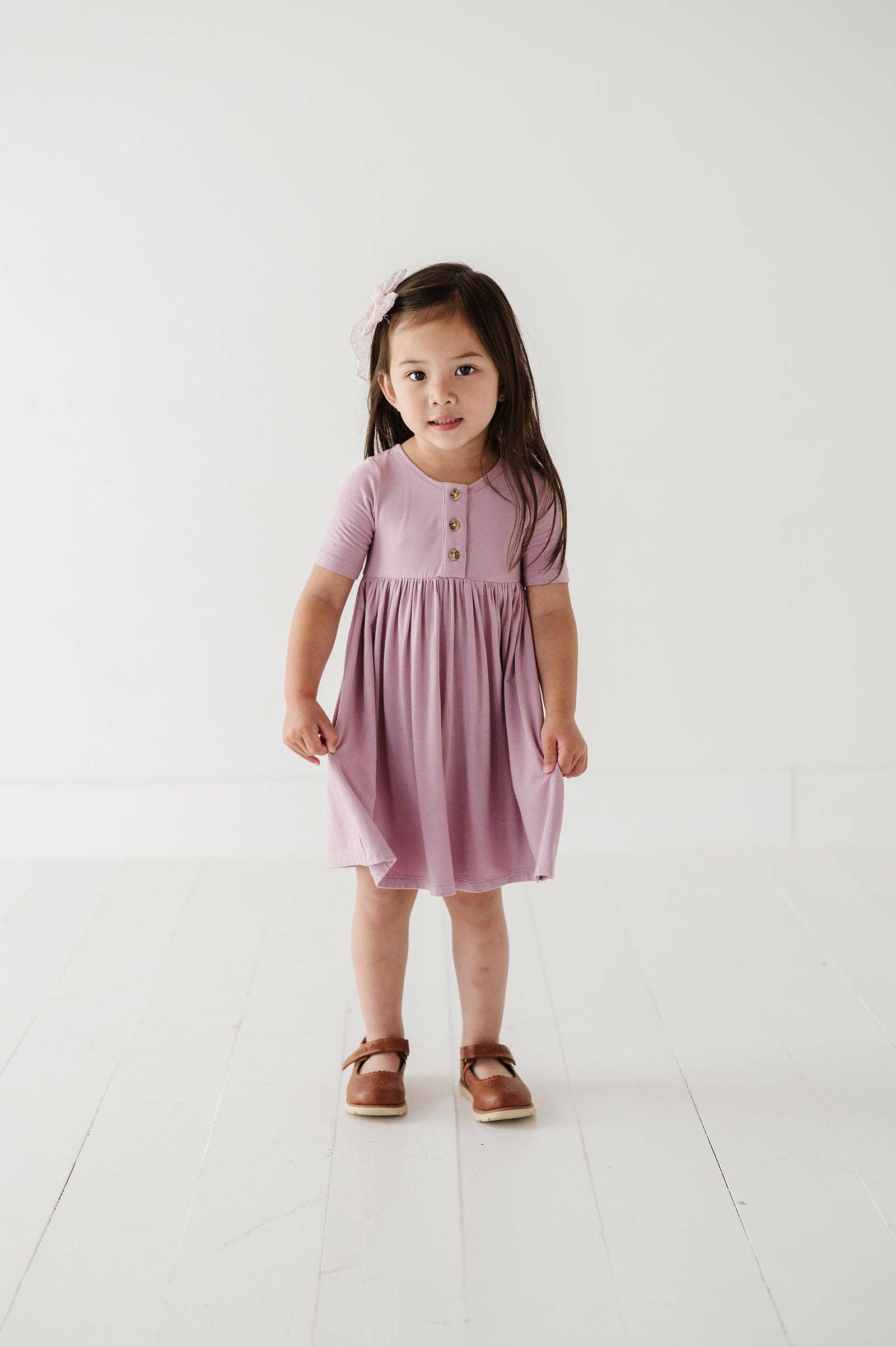 Thistle Henley Dress - Babysprouts