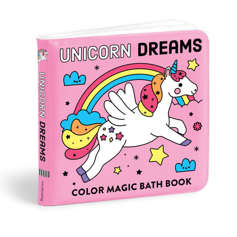 Unicorn Dreams Color Magic Bath Book - Mudpuppy