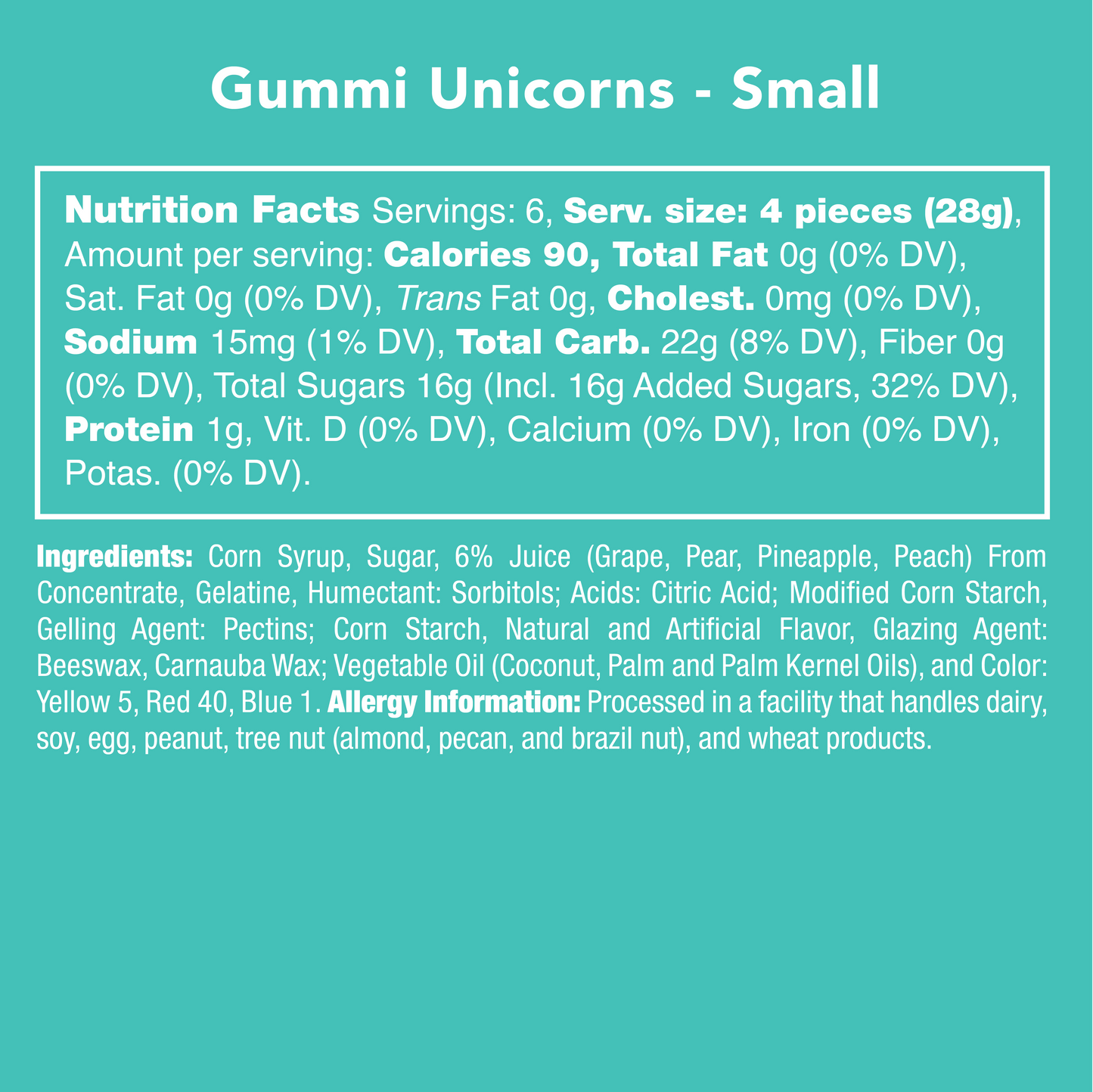 Unicorns Gummy Candy - Candy Club