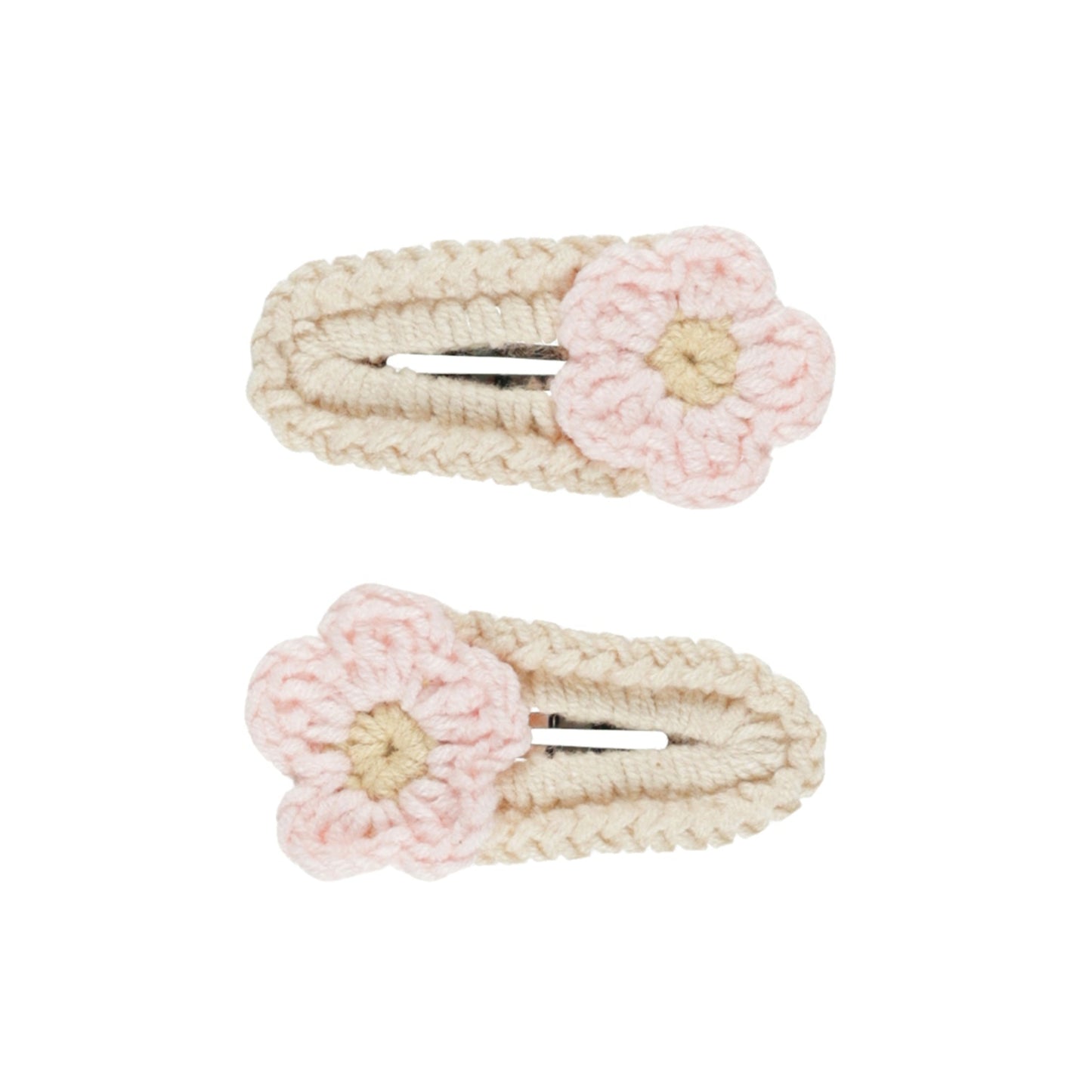 Crochet Clips || Pink Daisy