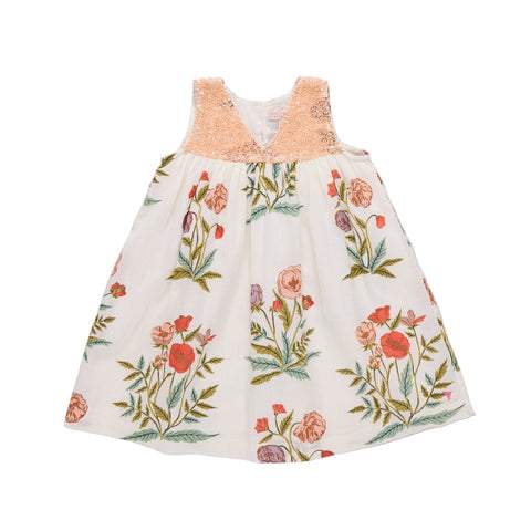 Girls Courtney Dress - Rosewick Poppy
