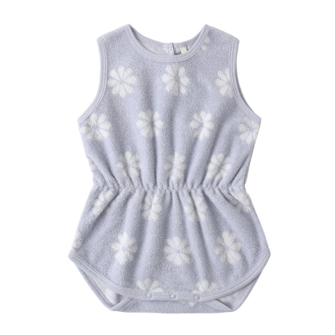 Cinch Playsuit || Periwinkle Daisy