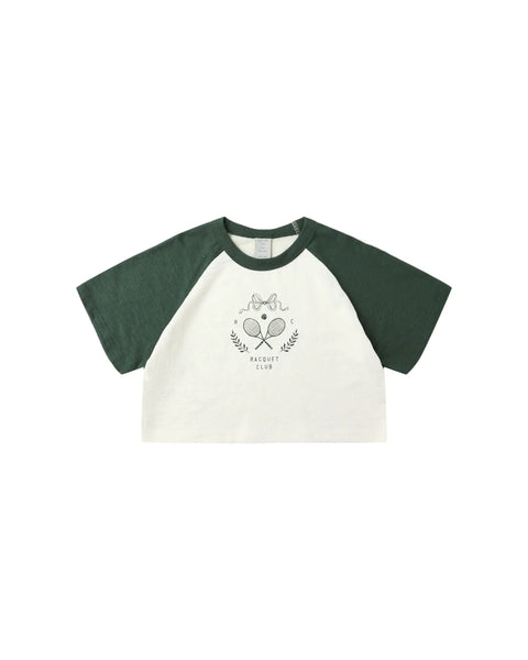Raglan Crop Tee | Racquet Club