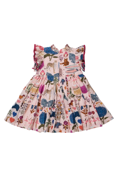 Girls Jennifer Dress - 20 Years of PC | A Pink Chicken Limited Edition Anniversary Print