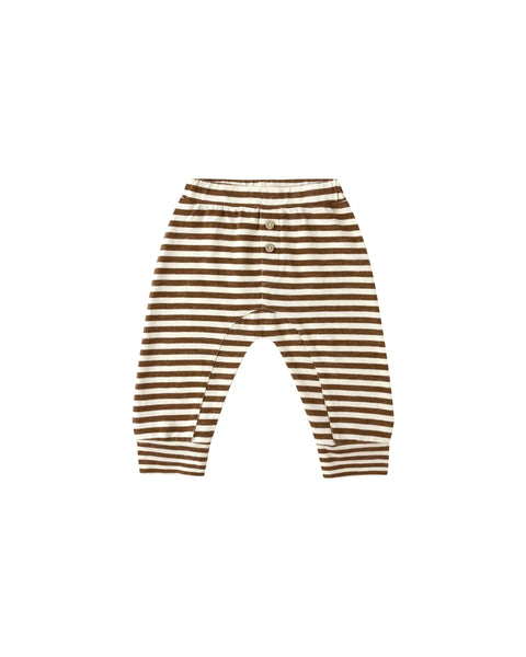 Baby Cru Pant | Brown Stripe