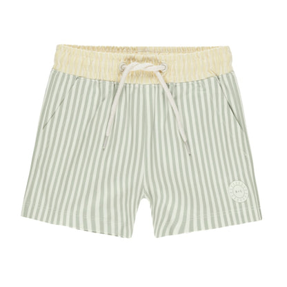 Boardshort || Sage Stripe