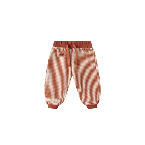 Velour Relaxed Sweatpant | Candy Stripe