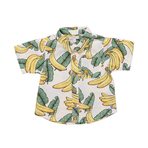 Boys Jack Shirt - Banana Leaves