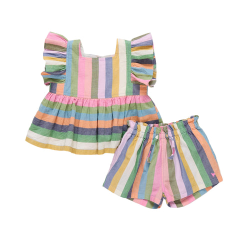 Baby Girls Elsie 2-Piece Set - Parade Stripe