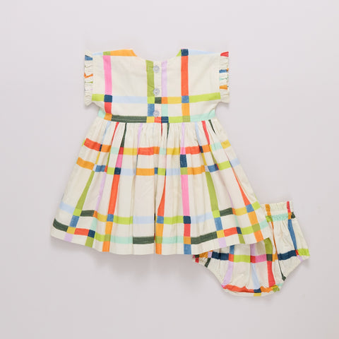 Baby Girls Adaline Dress Set - Multi Tattersall