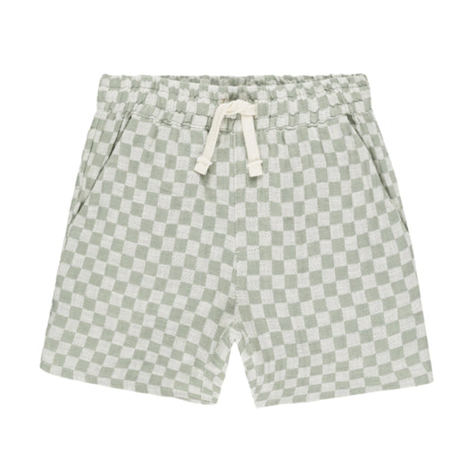 Bermuda Short || Sage Check