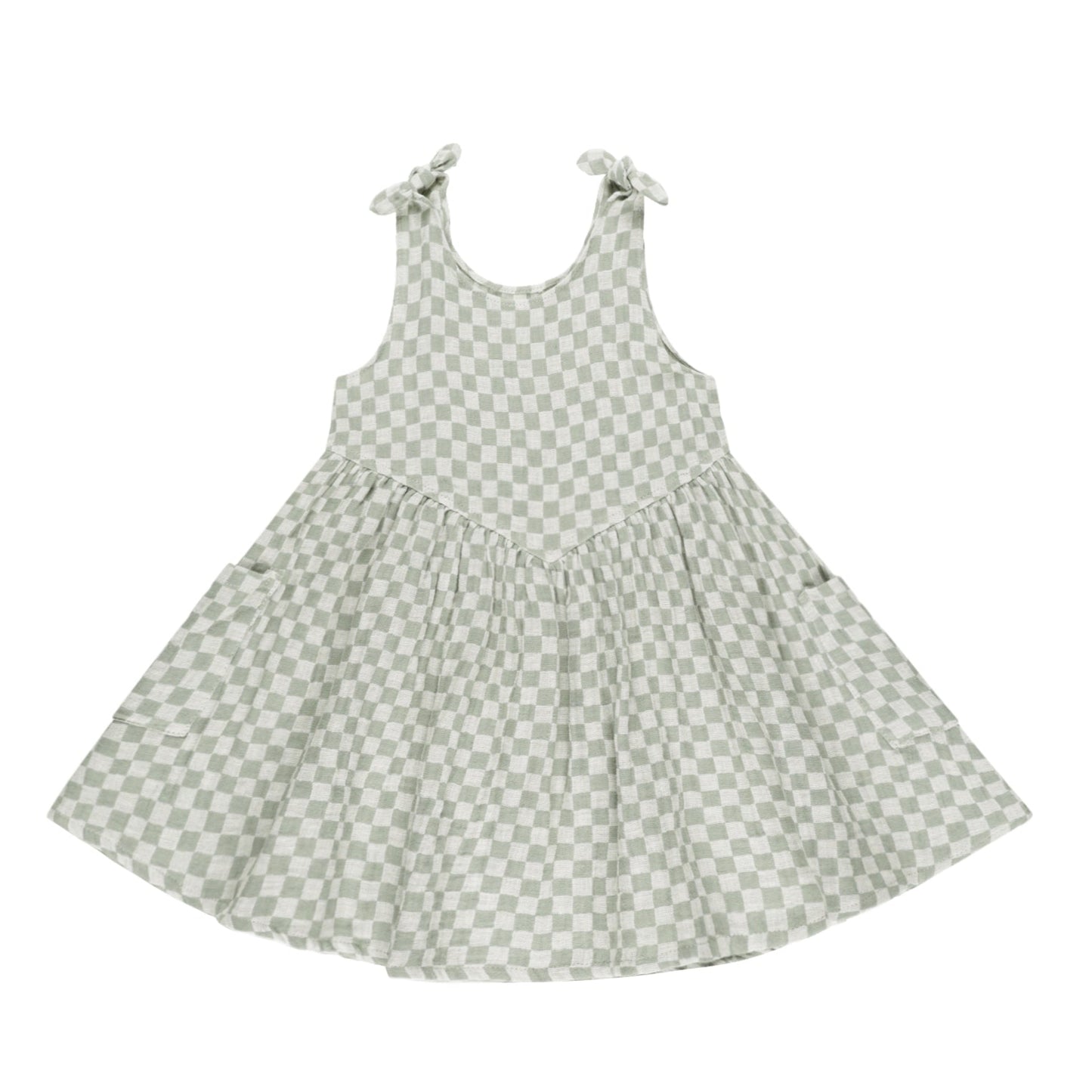 Summer Dress || Sage Check