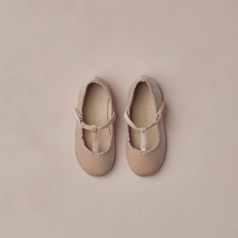 T-Strap Ballet Flats | Rose