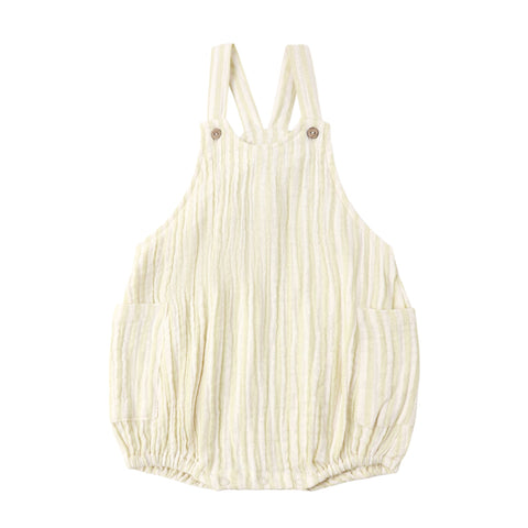 Lou Romper || Citron Stripe
