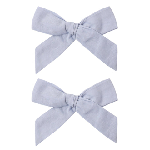 Bows, Set Of 2 || Periwinkle