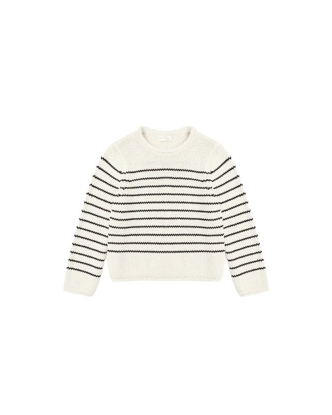 Jacques Sweater | Black Stripe
