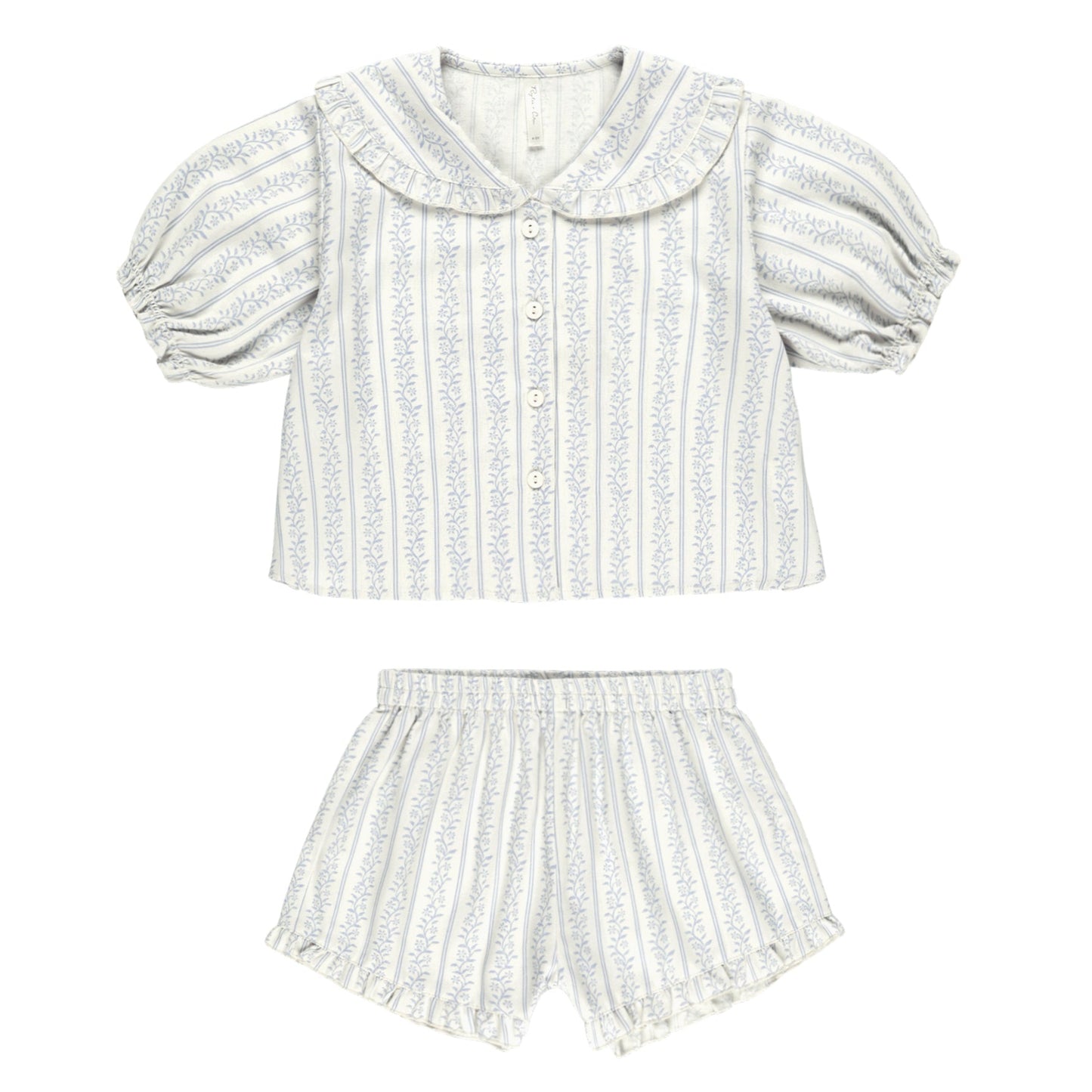 Delilah Pajama Set || Blue Vines