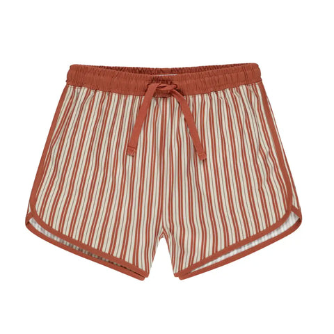 Swim Trunk | Poppy Pinstripe