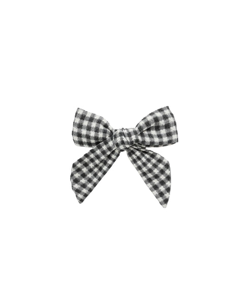 Bow | Black Gingham