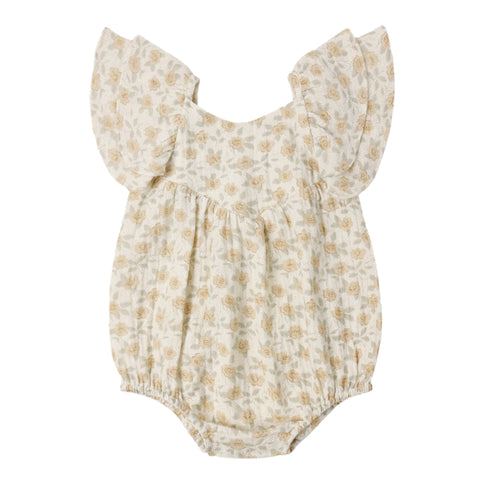 Roxy Romper || Yellow Floral