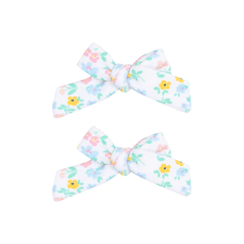 2 Pack Bow Clips - Caroline's Calico