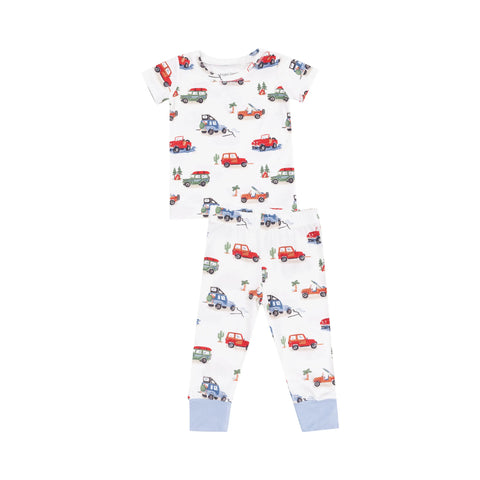 Short Sleeve Loungewear Set - Off Road Adventure