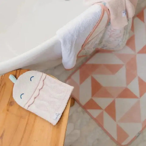 Copper Pearl Bath Wash Mitt Cora