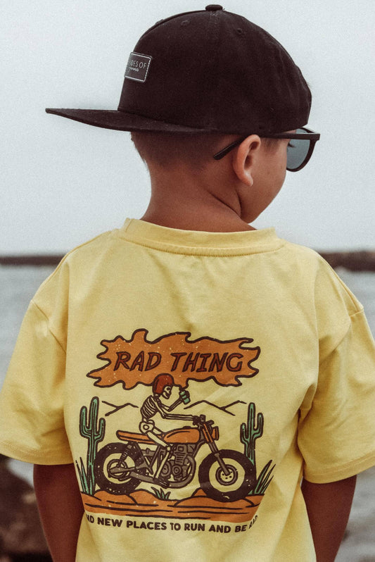 Where The Rad Things Are Yellow Boys Graphic Tee - Little Rad Things