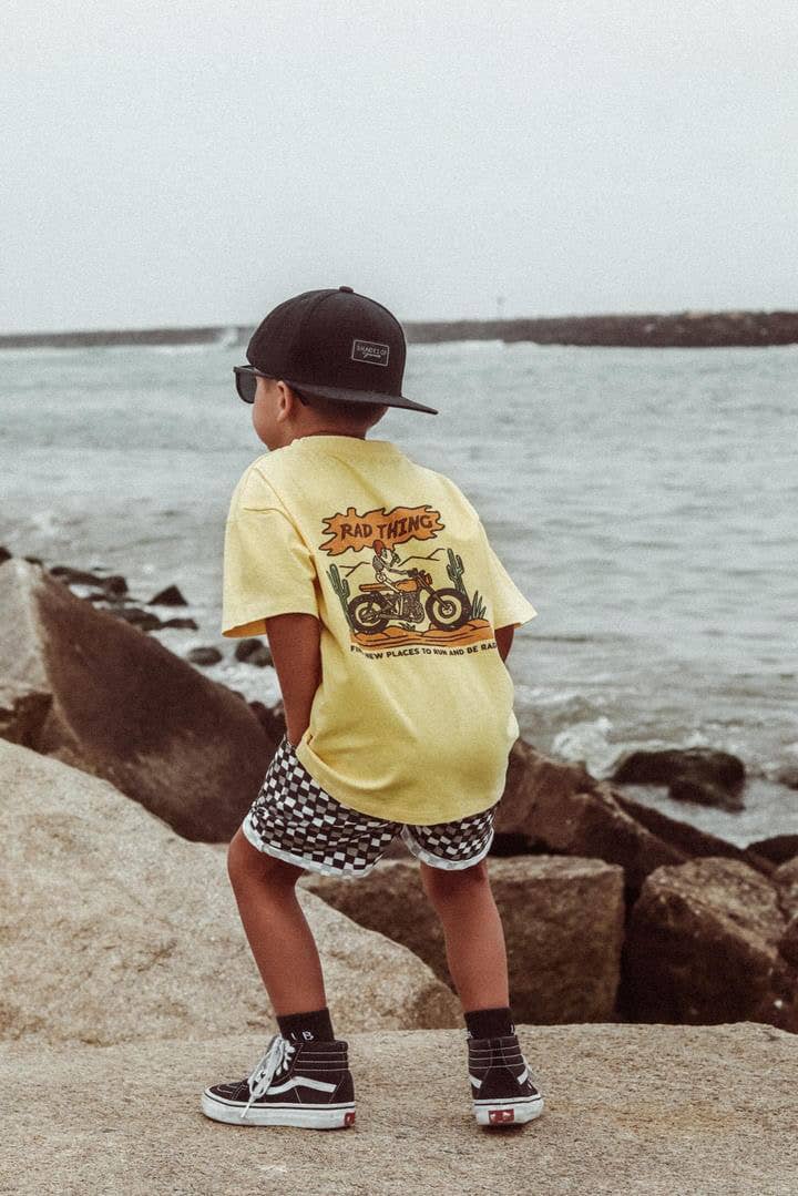 Where The Rad Things Are Yellow Boys Graphic Tee - Little Rad Things