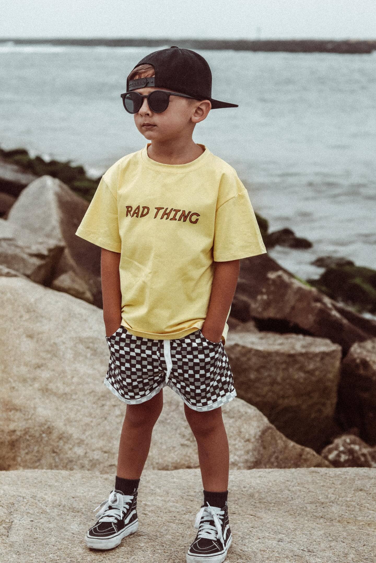 Where The Rad Things Are Yellow Boys Graphic Tee - Little Rad Things