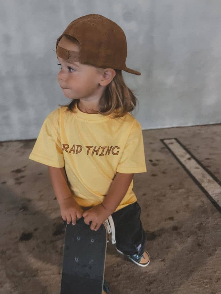 Where The Rad Things Are Yellow Boys Graphic Tee - Little Rad Things