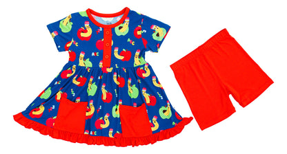 William Birdie Peplum Set - Birdie Bean