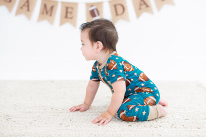 Wilson Zip Romper - Birdie Bean