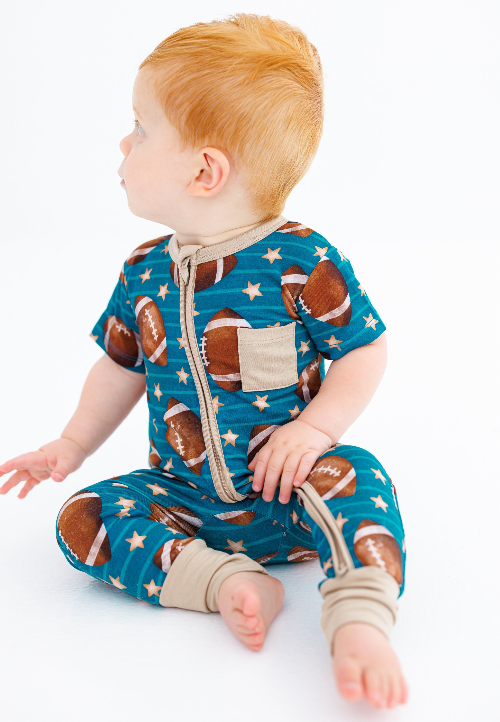 Wilson Zip Romper - Birdie Bean