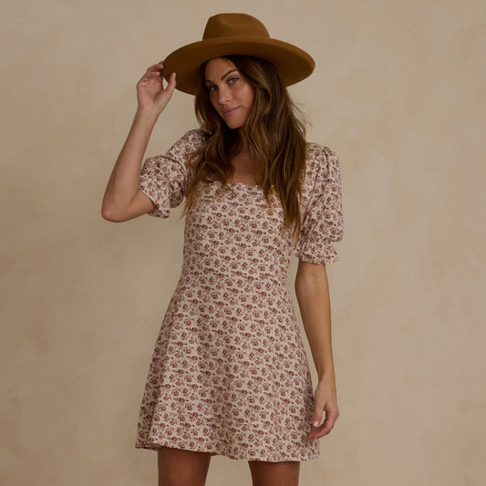 Womens Claudia Dress | Red Rose - Rylee + Cru