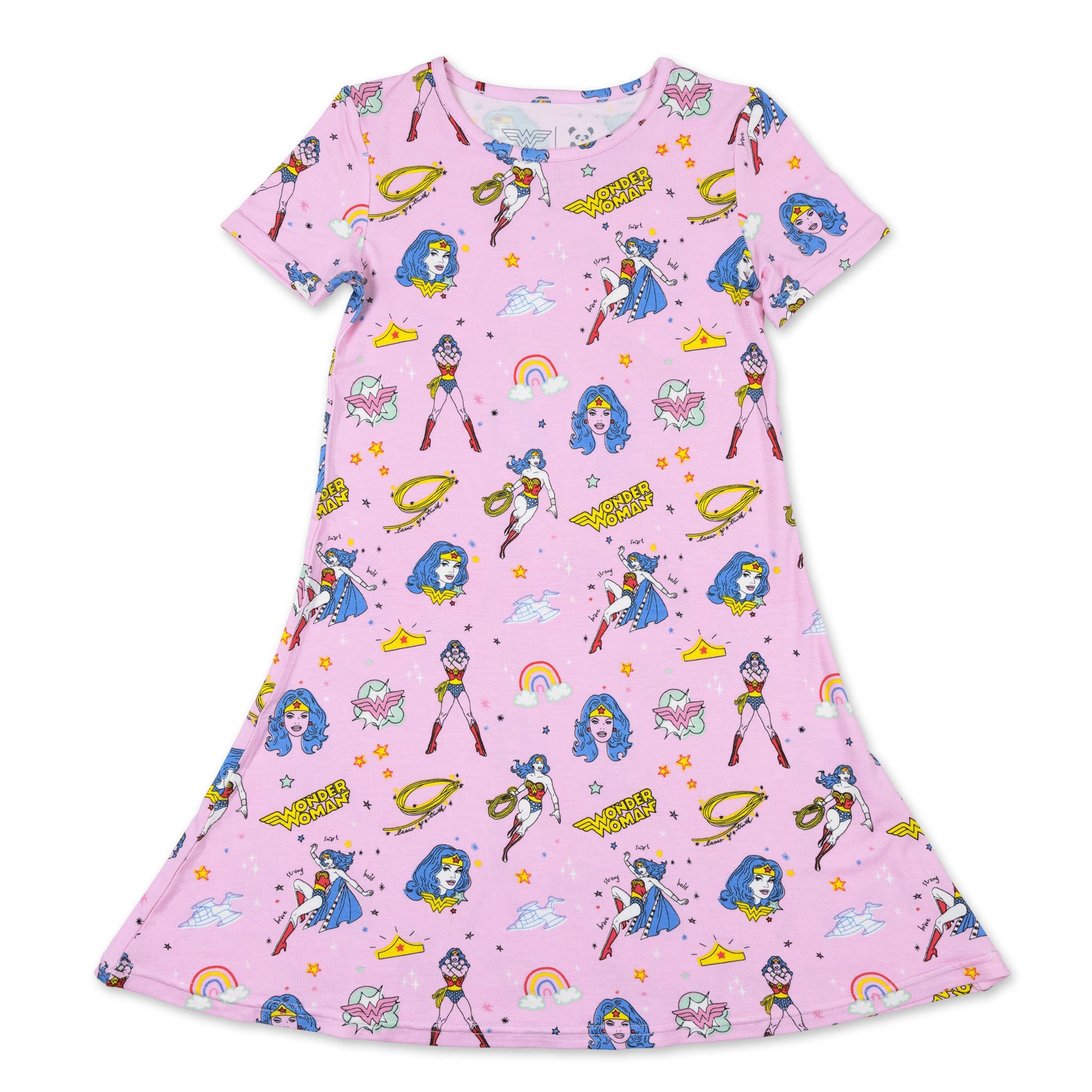 Wonder Woman Bamboo Girls' Dress - Bellabu Bear