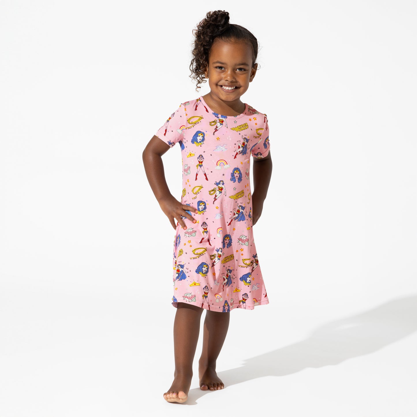 Wonder Woman Bamboo Girls' Dress - Bellabu Bear