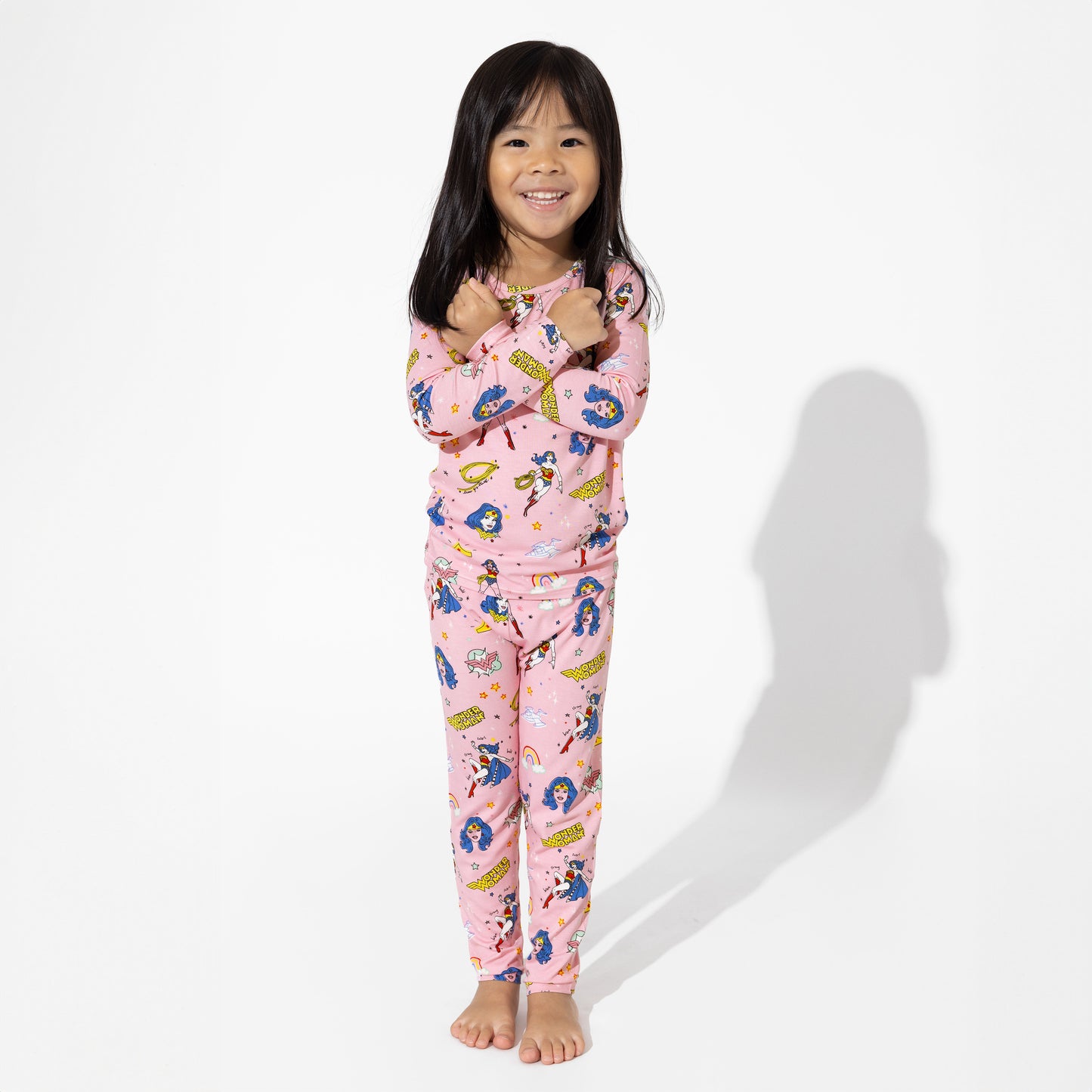 Wonder Woman Bamboo Kids Pajamas - Bellabu Bear