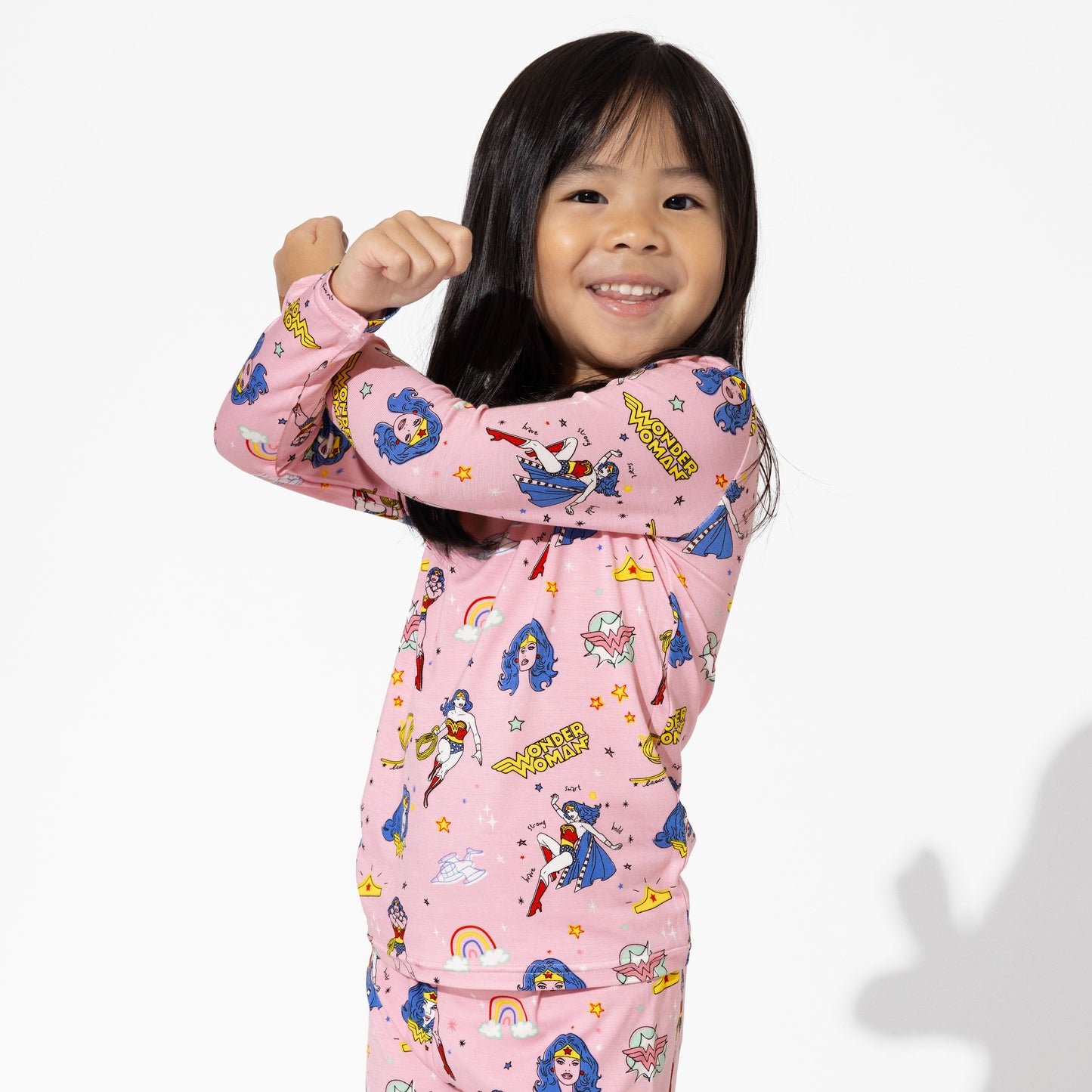 Wonder Woman Bamboo Kids Pajamas - Bellabu Bear