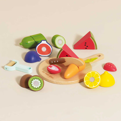 Wooden Chopping Board & Sliceable Play Food - Le Toy Van